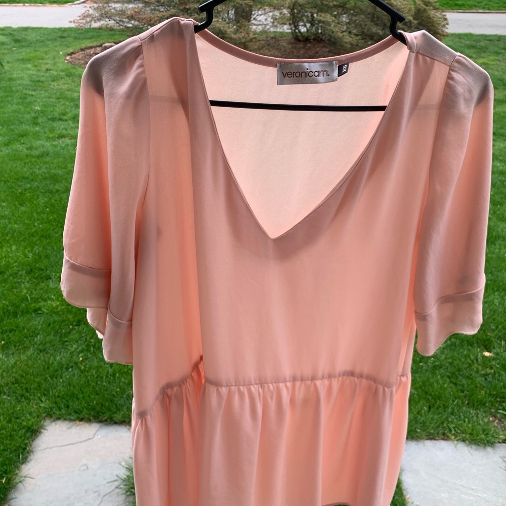 Veronicam Pink Flowy Top